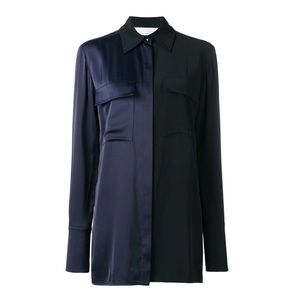 NWOT Victoria Beckham Two Tone Shirt